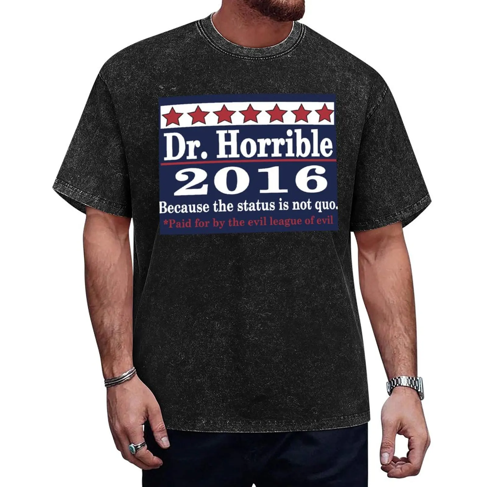 vote Dr. Horrible 2016 T-Shirt hippie clothes Short sleeve tee Men's cotton t-shirt
vote Dr. Horrible 2016 T-Shirt hippie clothes Short sleeve tee Men's cotton t-shirt