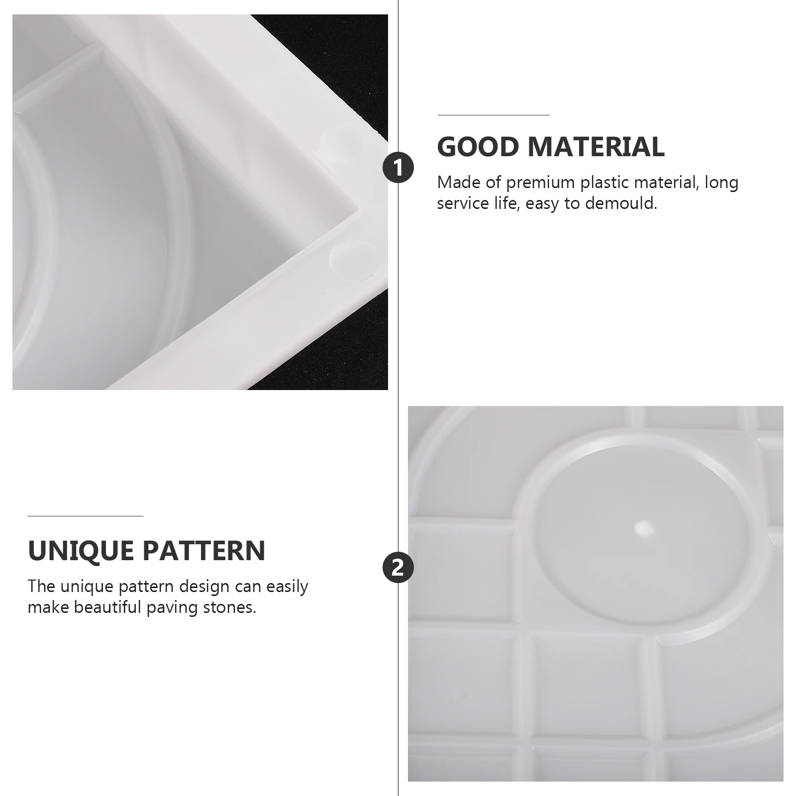 High Quality Paving Stone Mold Garden Path DIY Concrete Stepping Stone Reusable Easy Clean Balcony Courtyard Landscape Swimming
High Quality Paving Stone Mold Garden Path DIY Concrete Stepping Stone Reusable Easy Clean Balcony Courtyard Landscape Swimming