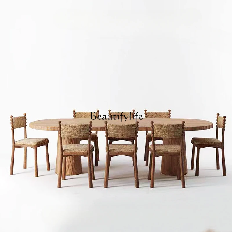 x4 Light Luxury Italian Creative Simple Solid Wood round Dining Table Coffee Side Table
x4 Light Luxury Italian Creative Simple Solid Wood round Dining Table Coffee Side Table