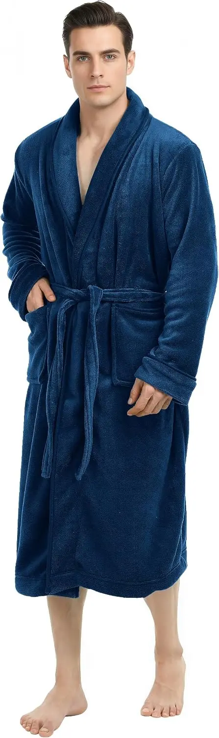 Threads Mens Robe, Luxury Plush Fleece Mens Bathrobe, Spa Bath Robe for Men
Threads Mens Robe, Luxury Plush Fleece Mens Bathrobe, Spa Bath Robe for Men