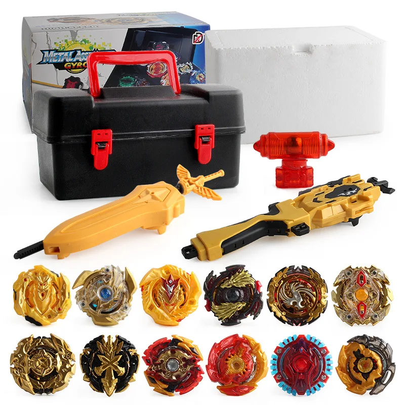 Toupie s Set Burst Metal Fusion Gyro с ручкой, пусковая установка, ящик для инструментов, волчок, игрушки для мальчиков, подарки для детей XD168-21B
Toupie s Set Burst Metal Fusion Gyro с ручкой, пусковая установка, ящик для инструментов, волчок, игрушки для мальчиков, подарки для детей XD168-21B