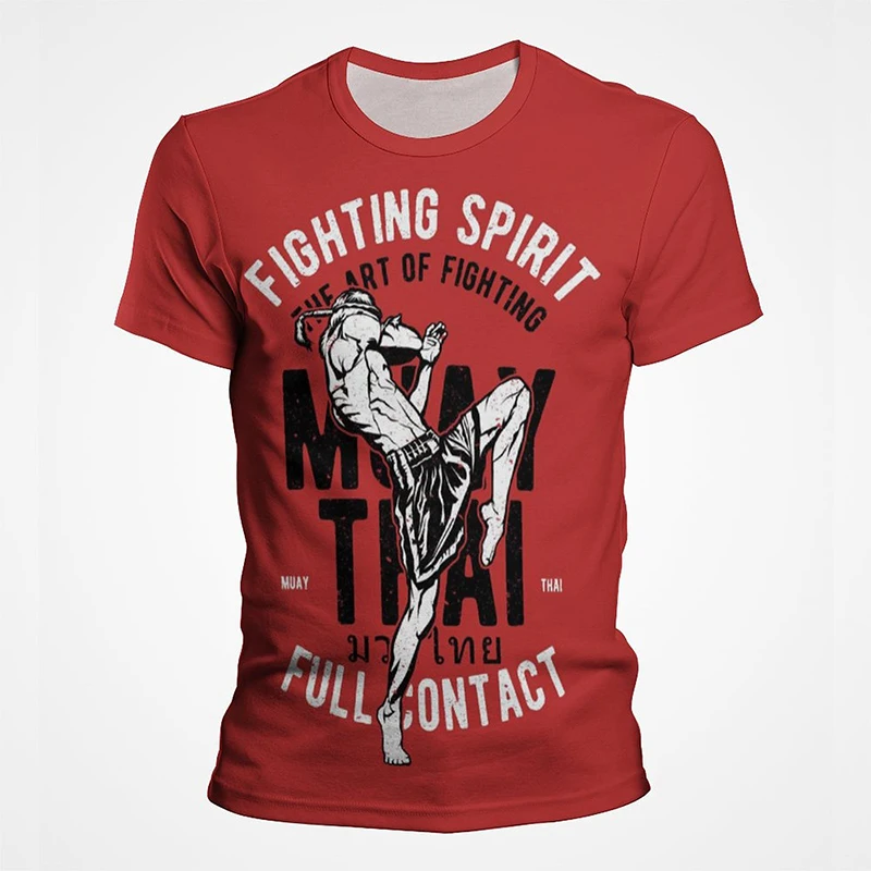 New Muay Thai 3D Printed T-shirt For Men Cool Fashion T Shirt Summer Outdoor Leisure Short Sleeve Tee Shirts Kids Tops Clothing
New Muay Thai 3D Printed T-shirt For Men Cool Fashion T Shirt Summer Outdoor Leisure Short Sleeve Tee Shirts Kids Tops Clothing