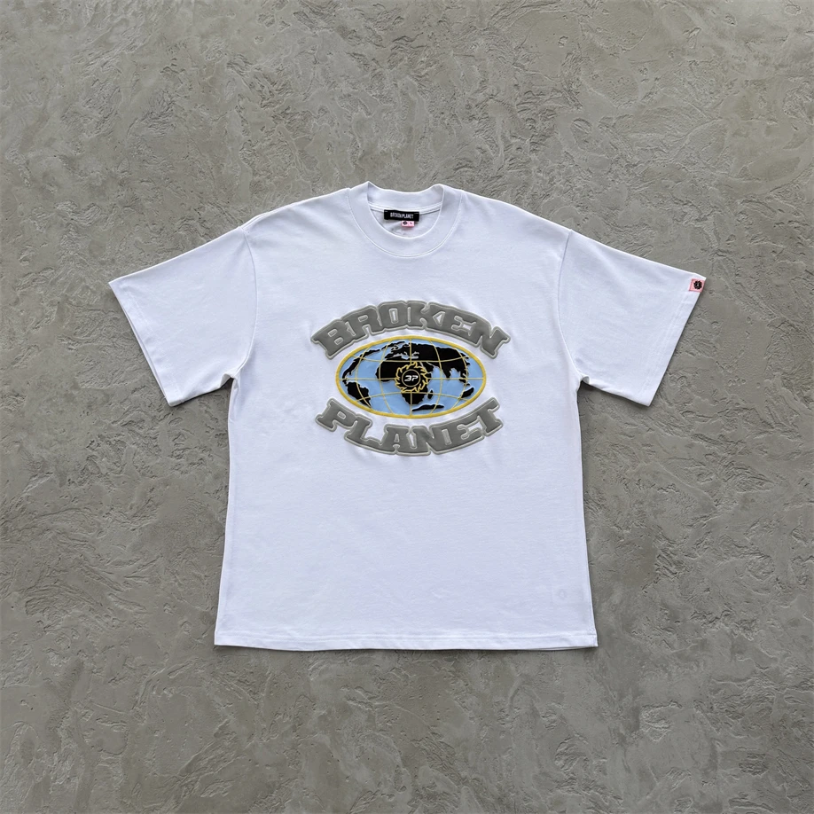 Новая футболка из чистого хлопка с круглым вырезом и принтом, белая, повседневная, для молодежи
Новая футболка из чистого хлопка с круглым вырезом и принтом, белая, повседневная, для молодежи