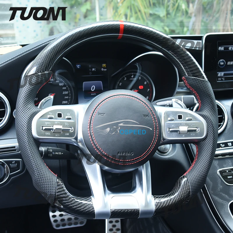 Custom Carbon Fiber Leather Steering Wheel For Mercedes Benz 809 W205 W221 W463 W464 G63 G500 A45 AMG W204
Custom Carbon Fiber Leather Steering Wheel For Mercedes Benz 809 W205 W221 W463 W464 G63 G500 A45 AMG W204