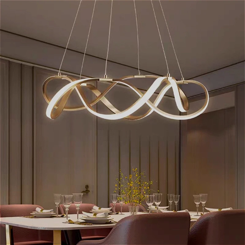 Nordic Style LED Pendant Light Minimalist Art Line Chandelier Living Dining Room Hall Villa Home Hanging Ceiling Lamp Home Decor
Nordic Style LED Pendant Light Minimalist Art Line Chandelier Living Dining Room Hall Villa Home Hanging Ceiling Lamp Home Decor
