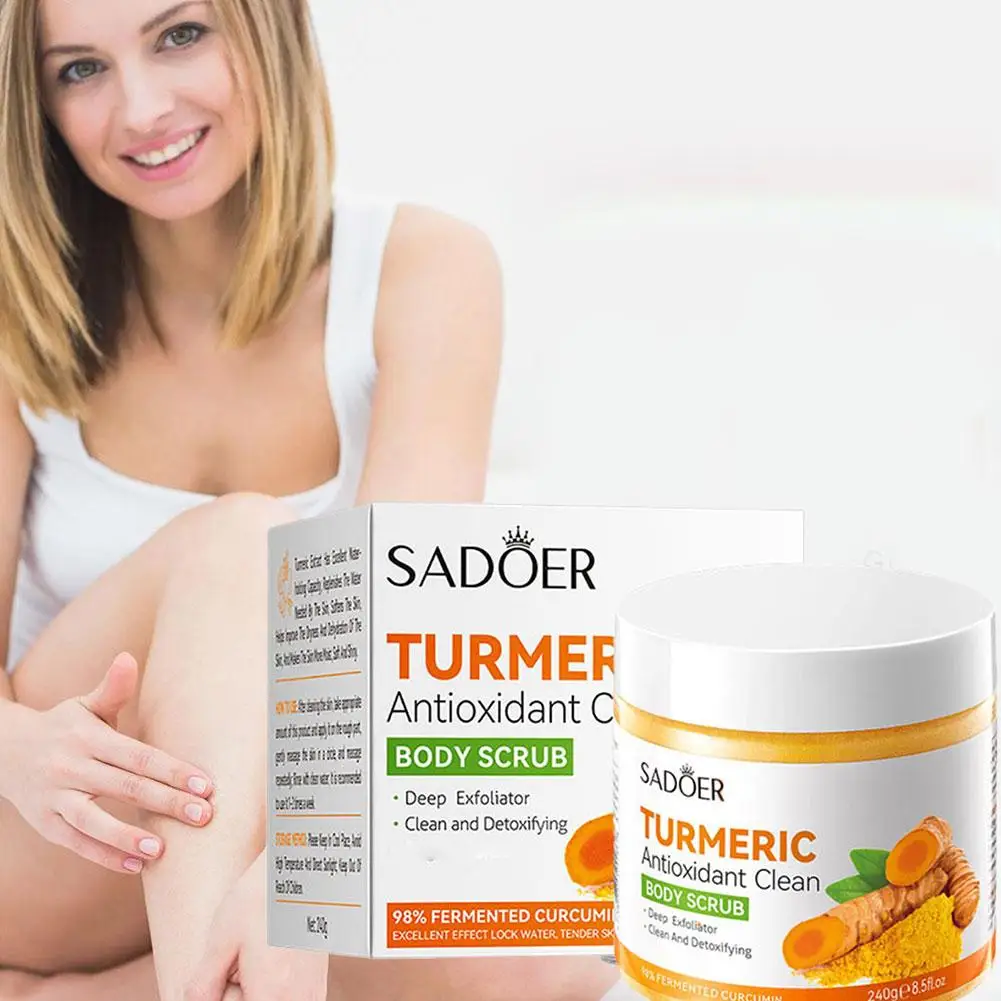 240g Dead Skin Remove Yellowing and Whitening Skin Antioxidant Scrub Cleansing Scrub Turmeric Cleansing Universal O4T8
240g Dead Skin Remove Yellowing and Whitening Skin Antioxidant Scrub Cleansing Scrub Turmeric Cleansing Universal O4T8