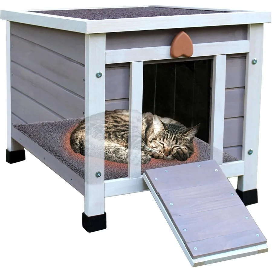 Outdoor Pet House with Self-Warming Mat Weatherproof Pet Shelter for Cats Rabbits Puppies Tortoises Durable Insulated and Fully
Outdoor Pet House with Self-Warming Mat Weatherproof Pet Shelter for Cats Rabbits Puppies Tortoises Durable Insulated and Fully