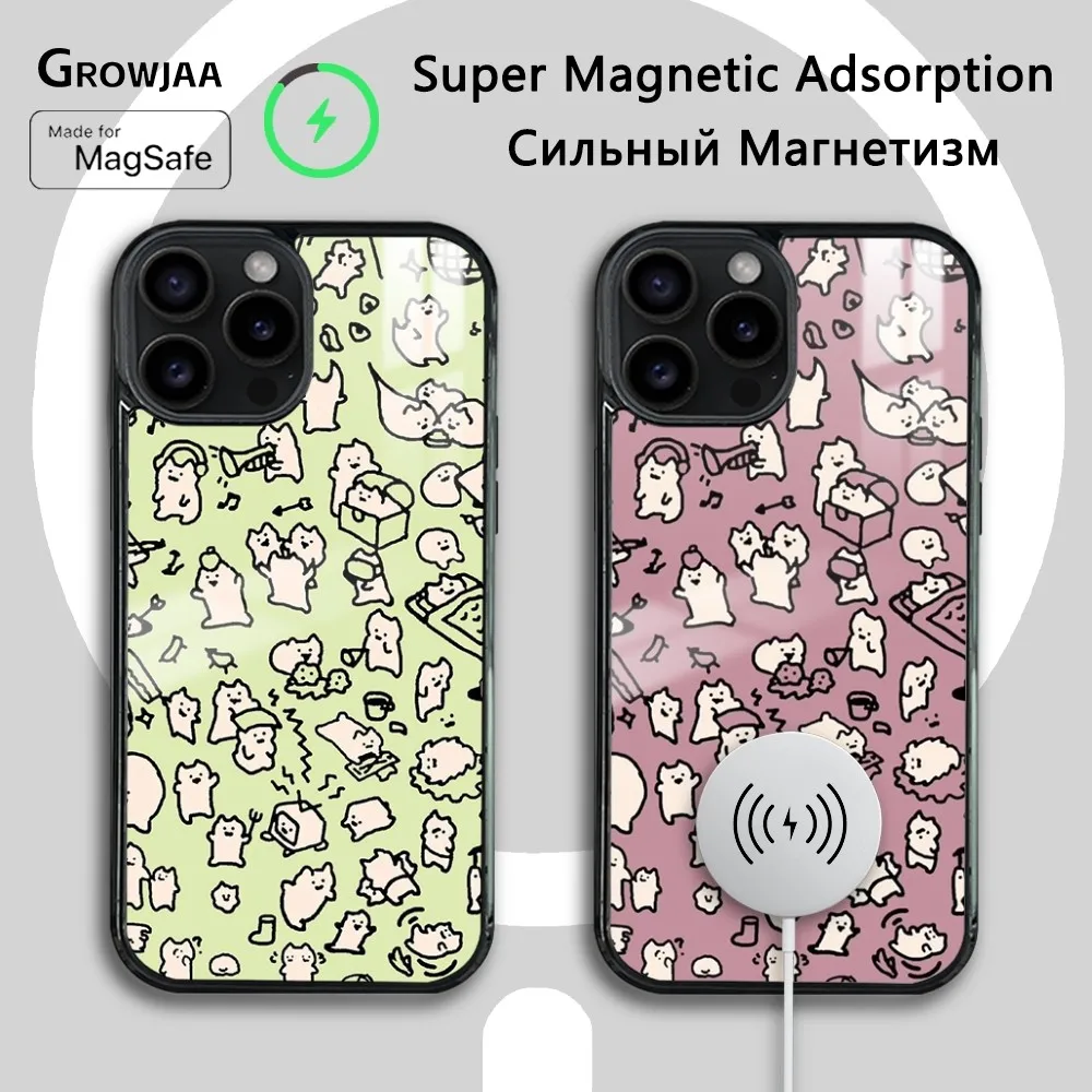 New Lmmcjj Cute Dog Phone Case For iPhone 16 15 14 13 12 11 Pro Max Plus Mini Magsafe Mirror Wireless Magnetic Cover
New Lmmcjj Cute Dog Phone Case For iPhone 16 15 14 13 12 11 Pro Max Plus Mini Magsafe Mirror Wireless Magnetic Cover