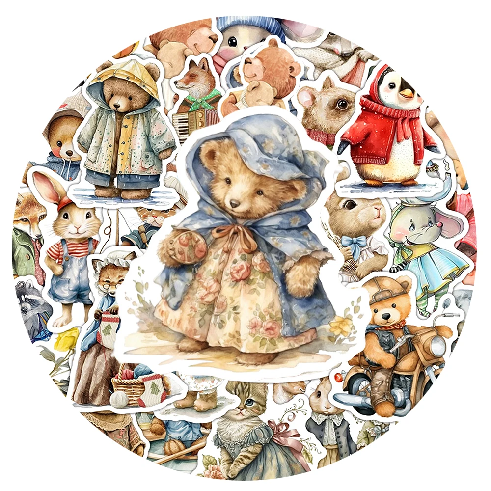 10/30/50pcs Retro Winter Forest Animals Stickers Creative Graffiti Decals Suitcase Phone Guitar Vintage Cartoon Sticker Packing
10/30/50pcs Retro Winter Forest Animals Stickers Creative Graffiti Decals Suitcase Phone Guitar Vintage Cartoon Sticker Packing