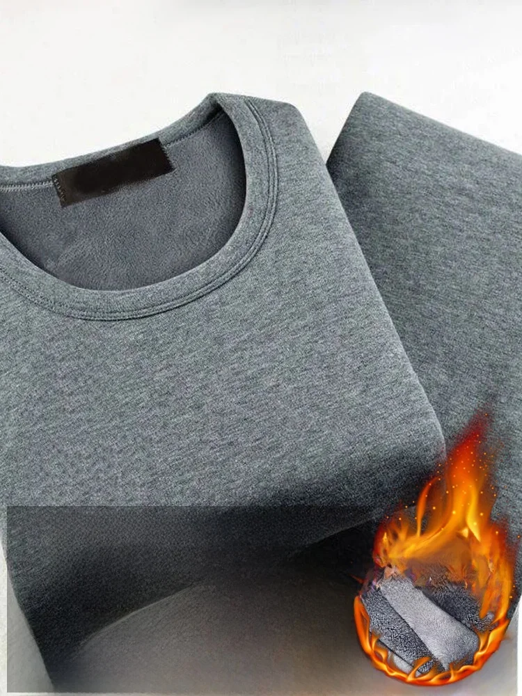 Men's Thermal Underwear Set Fleece Lined Thick Winter Self Heating Cold Proof Youth Student Autumn Clothes Pants Ensemble
Men's Thermal Underwear Set Fleece Lined Thick Winter Self Heating Cold Proof Youth Student Autumn Clothes Pants Ensemble