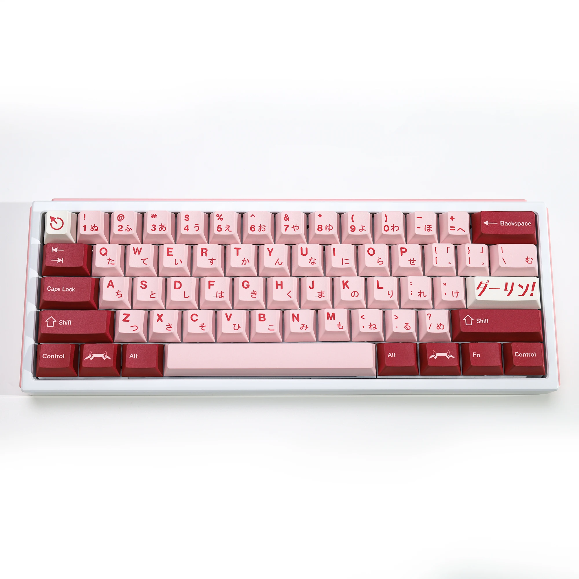 KBDiy Cherry Profile Japanese Keycaps for Mechanical Keyboard GMK Darling Keycaps PBT Pink Retro ISO 7u Five Sides Sublimation
KBDiy Cherry Profile Japanese Keycaps for Mechanical Keyboard GMK Darling Keycaps PBT Pink Retro ISO 7u Five Sides Sublimation