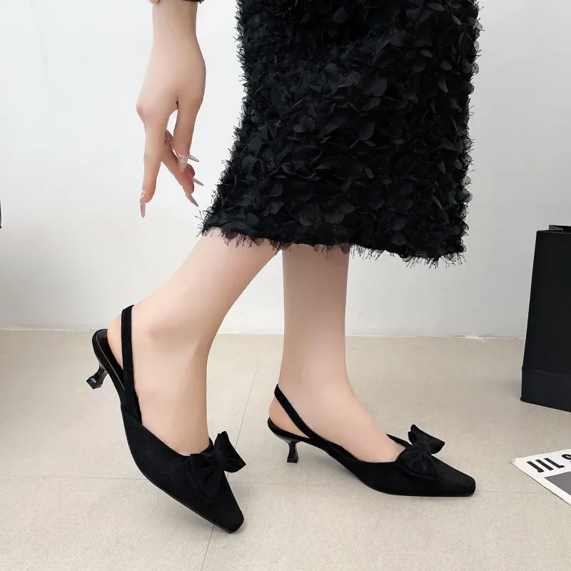 2025 New Plus Size Slingbacks Women's High Heels New Butterfly-knot Office and Career Fashion Best Seller Toe Sandals Zapatos
2025 New Plus Size Slingbacks Women's High Heels New Butterfly-knot Office and Career Fashion Best Seller Toe Sandals Zapatos