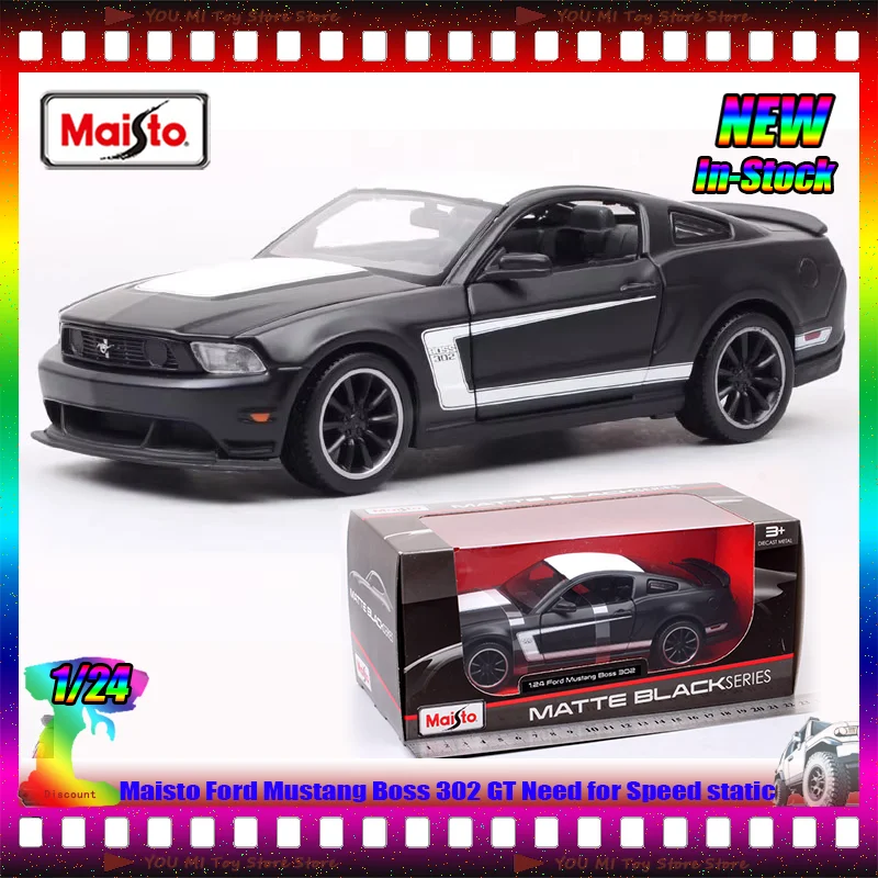 Maisto 1:24 Scale Ford Mustang Boss 302 GT Die-Cast Alloy Car Model - Need for Speed Static Simulation Custom Toy for Collectors
Maisto 1:24 Scale Ford Mustang Boss 302 GT Die-Cast Alloy Car Model - Need for Speed Static Simulation Custom Toy for Collectors