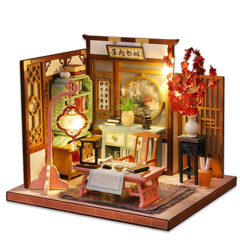Diy Chinese Stye Doll House With Furniture Model Casa Wood Dollhouse Miniatures Children For Toys Birthday Christmas Gifts
Diy Chinese Stye Doll House With Furniture Model Casa Wood Dollhouse Miniatures Children For Toys Birthday Christmas Gifts