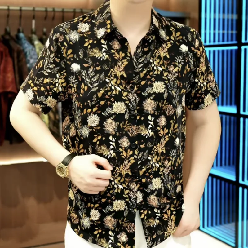 2026 model men's spring/summer main promotion: Ice Silk Short-Sleeved Shirt T - Trendy Brand for Men
2026 model men's spring/summer main promotion: Ice Silk Short-Sleeved Shirt T - Trendy Brand for Men