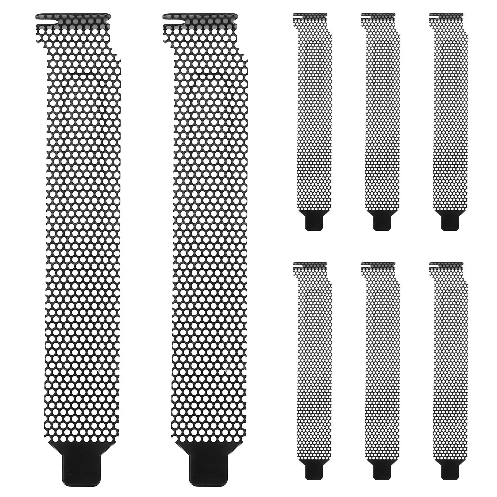 8 Pcs PCI Slot Cover Black PVC Computer Case Dust Filter Panel Screws Bracket Shield Desktop Protector Notebook Component
8 Pcs PCI Slot Cover Black PVC Computer Case Dust Filter Panel Screws Bracket Shield Desktop Protector Notebook Component