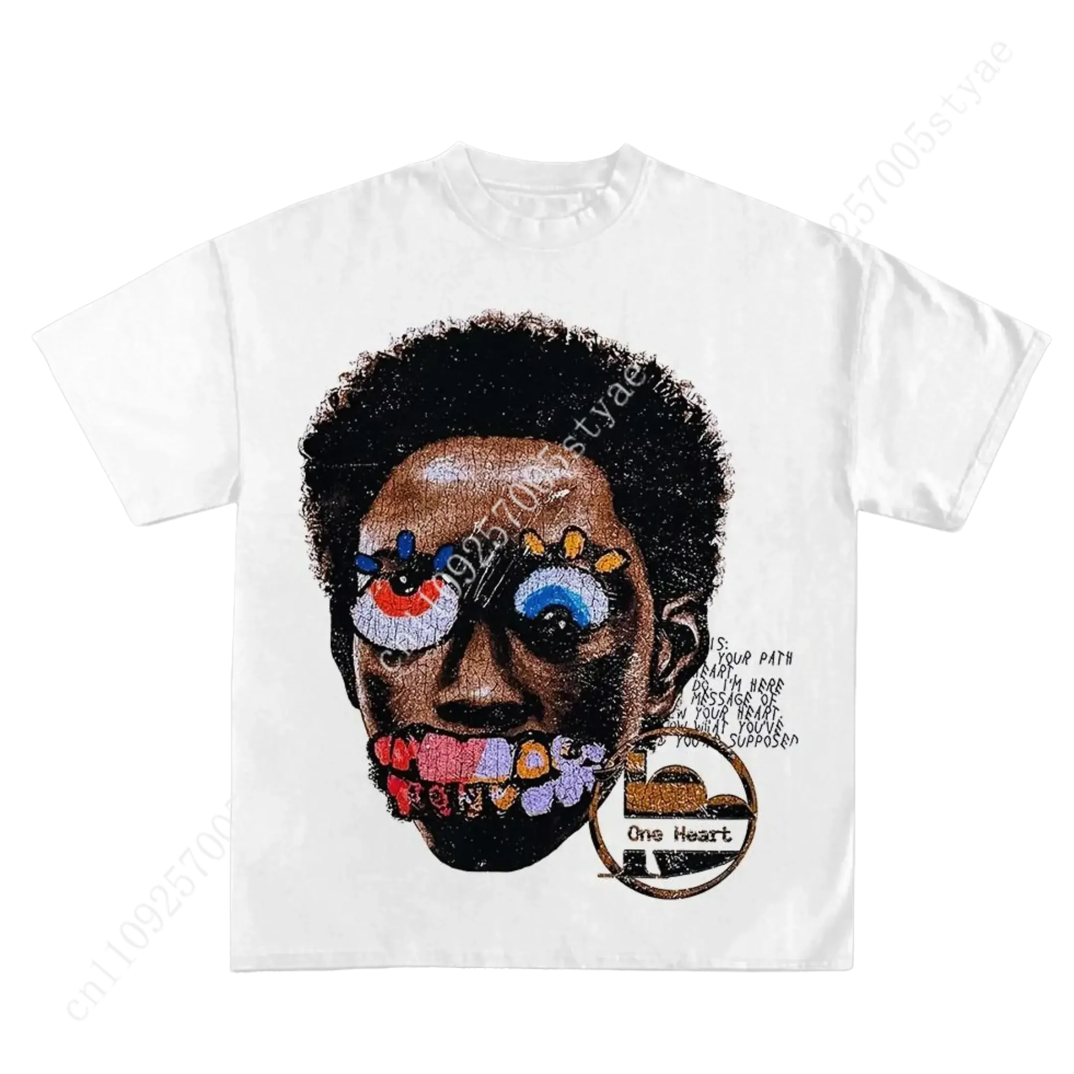 Multi-element T-Shirt Vintage Graphic Rap Hip Hop Merch Concert Y2k Streetwear,Unisex Abstract Portrait Art Graphic T-Shirt, Col
Multi-element T-Shirt Vintage Graphic Rap Hip Hop Merch Concert Y2k Streetwear,Unisex Abstract Portrait Art Graphic T-Shirt, Col