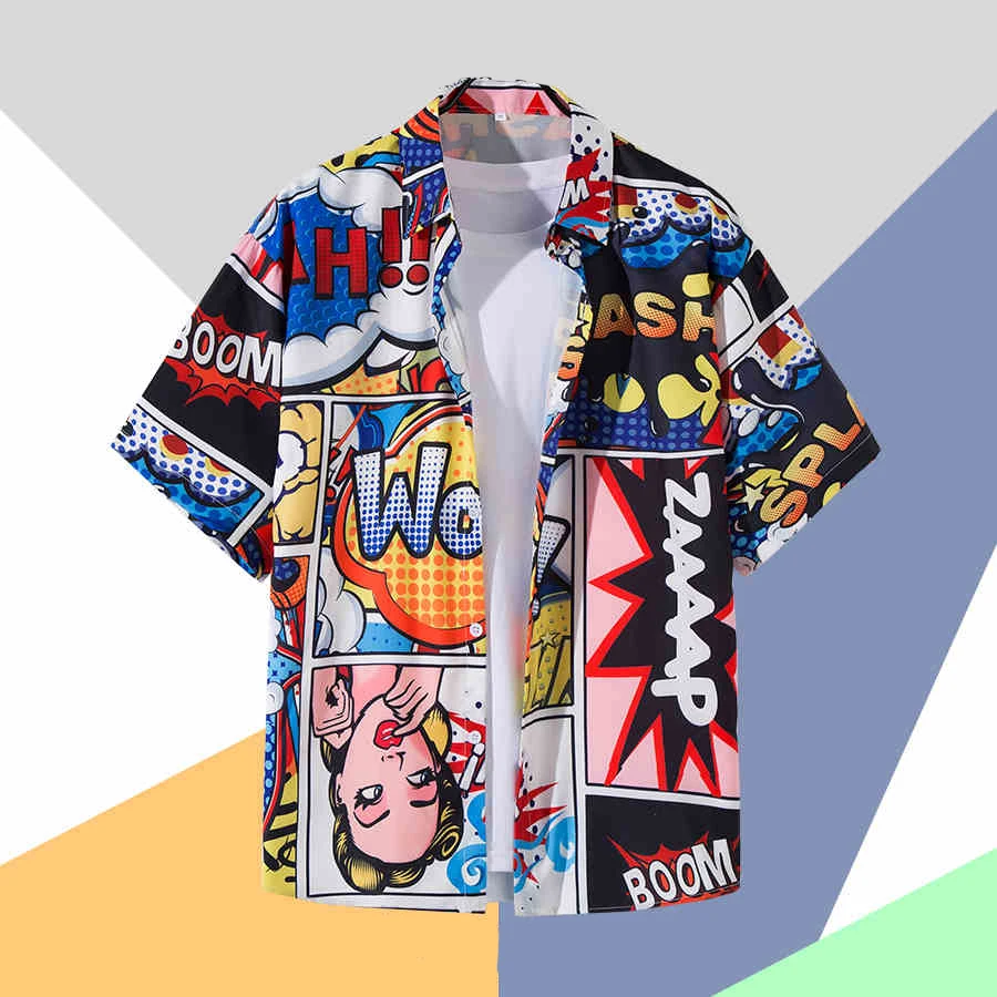 Summer Hawaiian Shirt New Men's Short-sleeved Tops 3d Print Oversized Hip Hop Blouse Street Bear Graphic Casual Vintage Men Tees
Summer Hawaiian Shirt New Men's Short-sleeved Tops 3d Print Oversized Hip Hop Blouse Street Bear Graphic Casual Vintage Men Tees