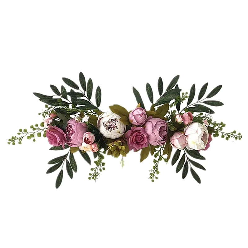 1 PCS Artificial Rose Flower Swags, With Fake Roses Green Leaf As Shown For Home Room Garden Decorations
1 PCS Artificial Rose Flower Swags, With Fake Roses Green Leaf As Shown For Home Room Garden Decorations