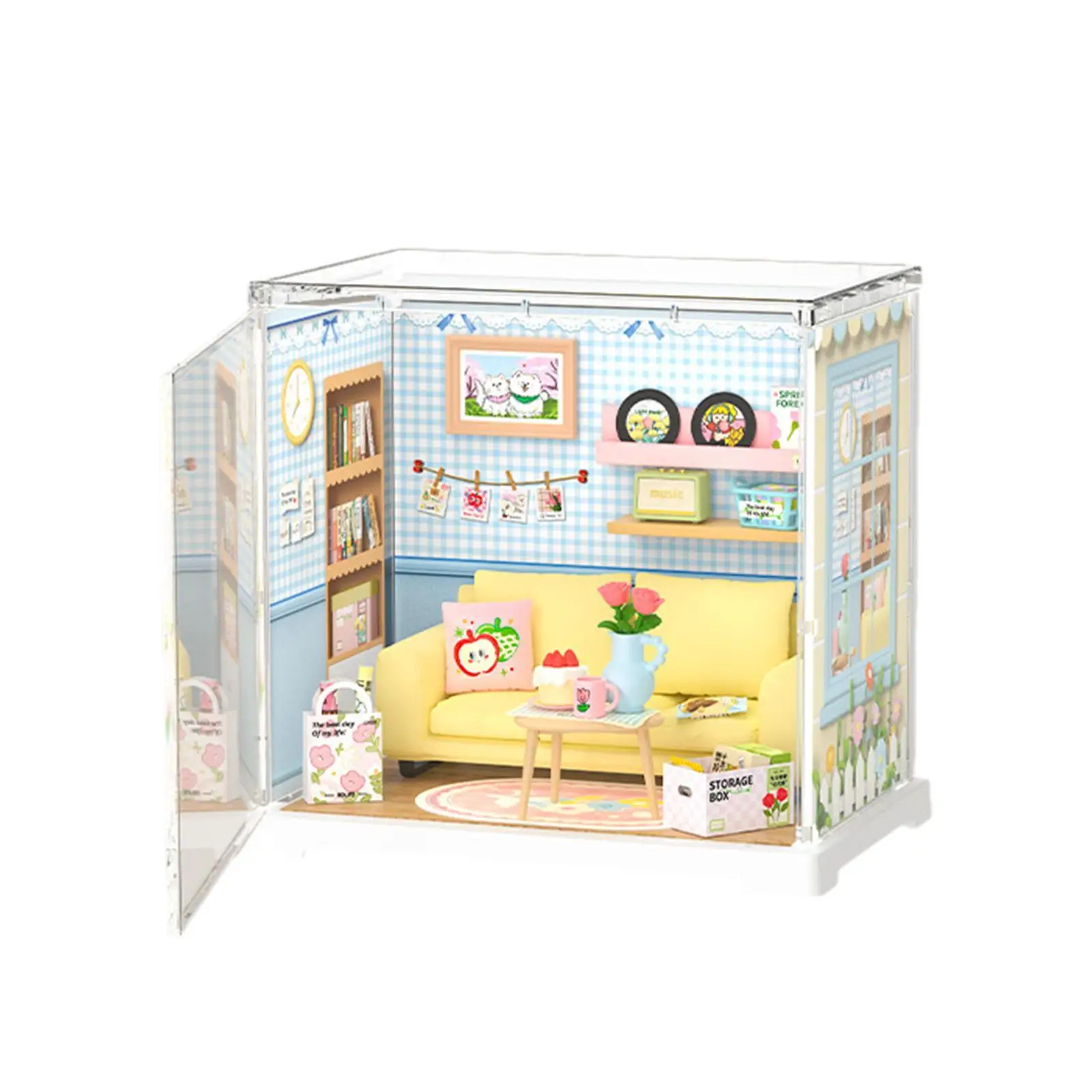 Miniature Doll House Kit Room Decor Small Blocks Set Creative 3D Puzzle for Kids Age 8 and up Friends Adults Birthday Gift
Miniature Doll House Kit Room Decor Small Blocks Set Creative 3D Puzzle for Kids Age 8 and up Friends Adults Birthday Gift