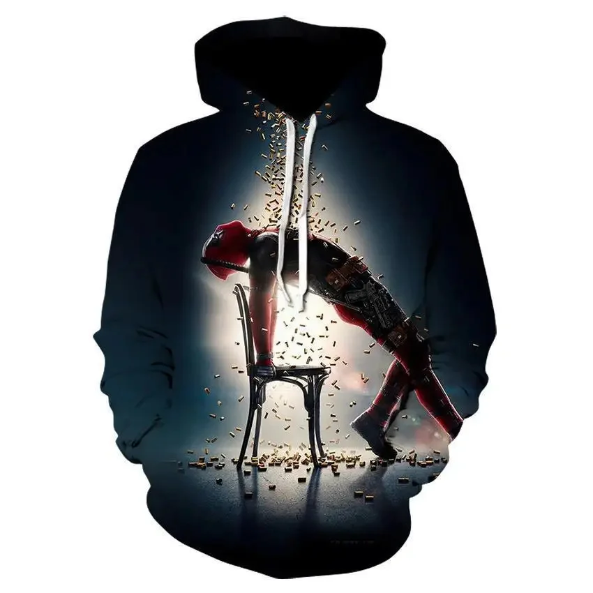 Spring and Autumn Men's Hoodies Sweatshirts Disney Spider-Man 3D Printed Long Sleeve Tops Outdoor Sports Men's Sweatshirts
Spring and Autumn Men's Hoodies Sweatshirts Disney Spider-Man 3D Printed Long Sleeve Tops Outdoor Sports Men's Sweatshirts