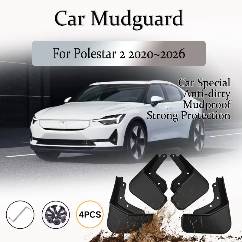 Car Mud Fender For Pole Star Polestar 2 2020~2026 Anti-splash Mudguard Wheel Guard Front Rear Wheel Flap Guards Auto Accessories
Car Mud Fender For Pole Star Polestar 2 2020~2026 Anti-splash Mudguard Wheel Guard Front Rear Wheel Flap Guards Auto Accessories