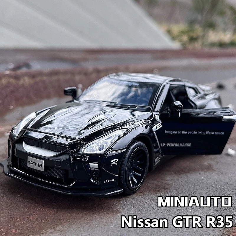 1:32 Nissan GTR R35 Race Alloy Racing Car Modified Vehicles Diecast Metal Car Model Sound Light Childrens Toy Gift
1:32 Nissan GTR R35 Race Alloy Racing Car Modified Vehicles Diecast Metal Car Model Sound Light Childrens Toy Gift