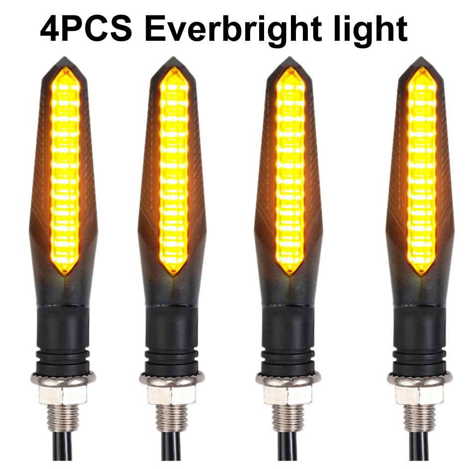 4PCS 12V Motorcycle LED Turn Signals Light 12LED Tail Flasher Flowing Water Blinker IP68 Bendable Motorcycle Flashing Lights
4PCS 12V Motorcycle LED Turn Signals Light 12LED Tail Flasher Flowing Water Blinker IP68 Bendable Motorcycle Flashing Lights