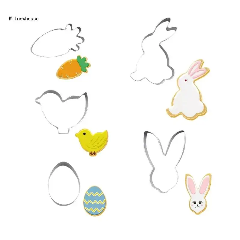 5 PCS Easter Bunny Cake Decorating Molds Stainless Steel Birthday Kitchen Gift Dropship
5 PCS Easter Bunny Cake Decorating Molds Stainless Steel Birthday Kitchen Gift Dropship