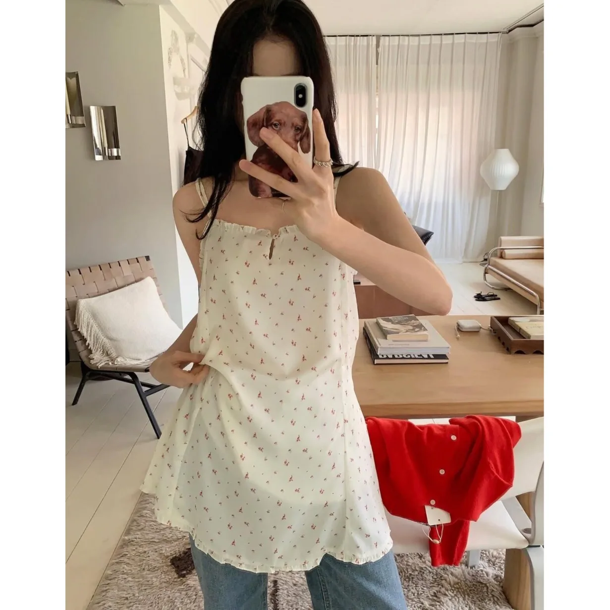 Style Summer New Green Flower Strap Back Tie Dress Women's Korean Style Dress Regular Fit Casual Wear Outdoor Dress
Style Summer New Green Flower Strap Back Tie Dress Women's Korean Style Dress Regular Fit Casual Wear Outdoor Dress
