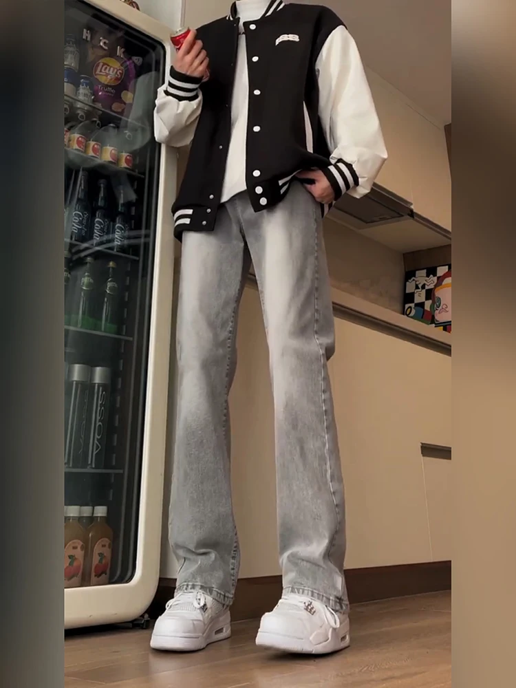 Мужские джинсы Cleanfit Ey Cement, повседневные, в американском стиле, весна-осень, свободный крой, расклешенные, молодежная одежда
Мужские джинсы Cleanfit Ey Cement, повседневные, в американском стиле, весна-осень, свободный крой, расклешенные, молодежная одежда