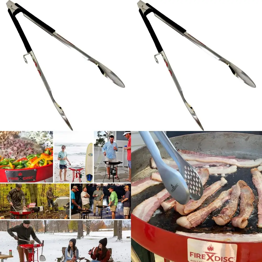 20 Stainless Steel Gripping Tongs - High Heat Resistant BBQ and Grilling Utensil
20 Stainless Steel Gripping Tongs - High Heat Resistant BBQ and Grilling Utensil
