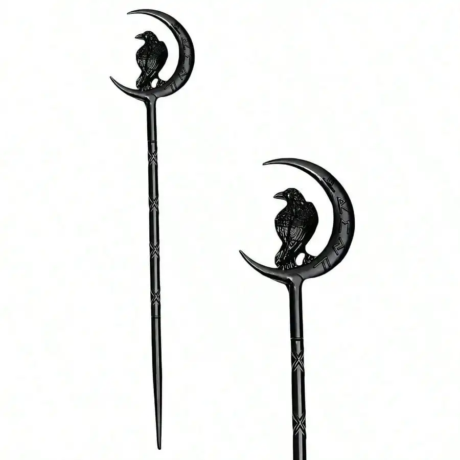 2PCS Renaissance Scythe Hair Sticks - Gothic Metal Hair Pins For Women
2PCS Renaissance Scythe Hair Sticks - Gothic Metal Hair Pins For Women