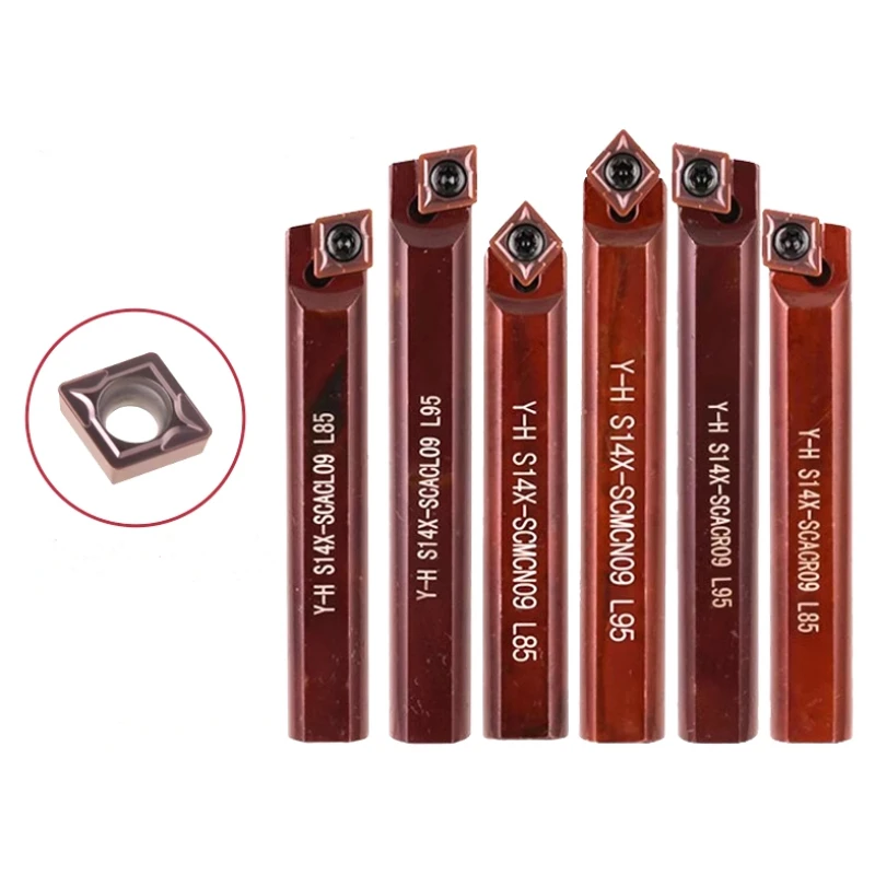 5Pcs set S12X-SCACR09 S14X-SCMCN09 Small Diameter Boring Machine Parts Inner Hole Grinding Bore CNC boring tools For CCMT09T3
5Pcs set S12X-SCACR09 S14X-SCMCN09 Small Diameter Boring Machine Parts Inner Hole Grinding Bore CNC boring tools For CCMT09T3