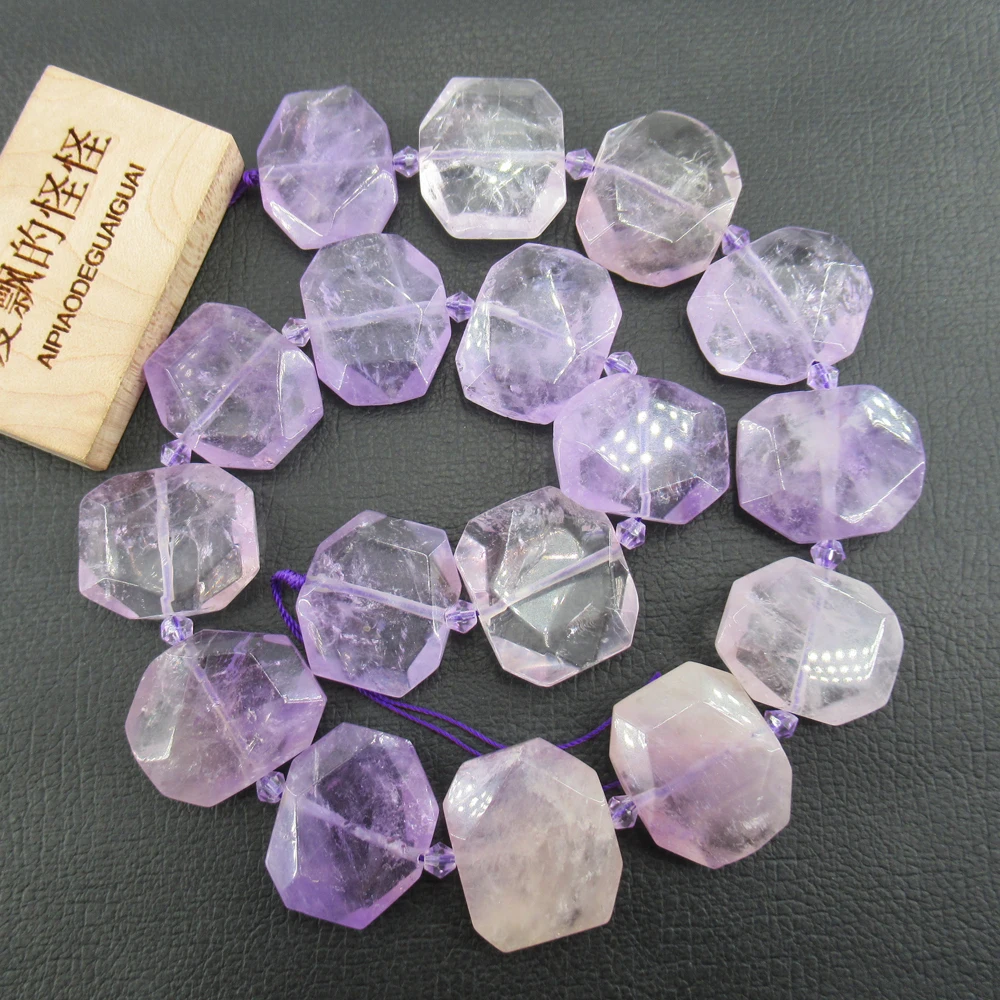 APDGG No063 Natural Purple Ametrine Faceted Slice Loose Beads
APDGG No063 Natural Purple Ametrine Faceted Slice Loose Beads