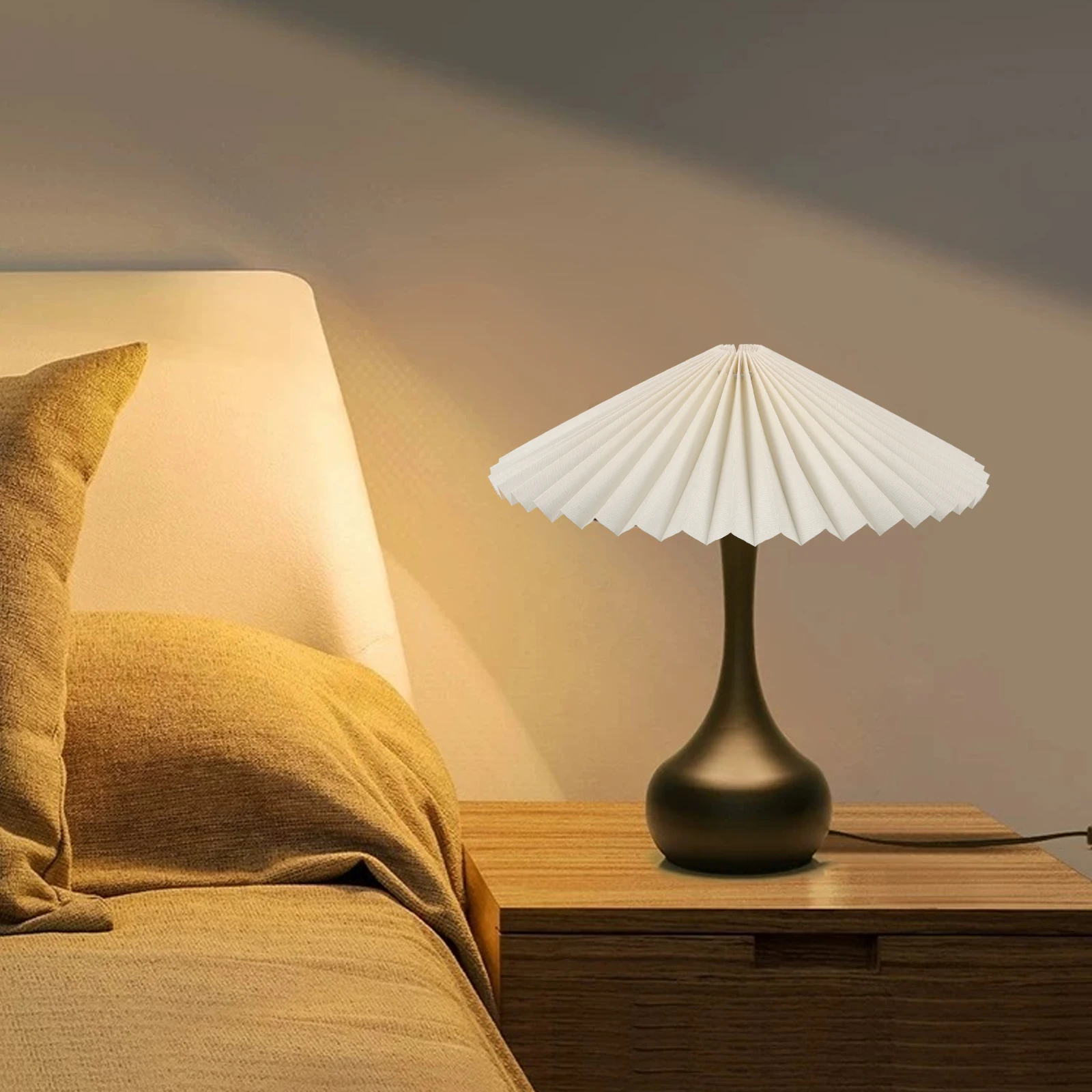 Umbrella Lampshade 31x16 White Rotatable Pleated Cover for Desk Floor Bedroom Decorative Light Fixture Replacement Lampshade
Umbrella Lampshade 31x16 White Rotatable Pleated Cover for Desk Floor Bedroom Decorative Light Fixture Replacement Lampshade