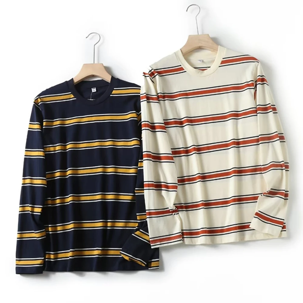 Dave&Di Japanese Boyfriend Style Couple Same Style Neck Striped Round Basic T-shirt Loose Cotton Tops S-XL
Dave&Di Japanese Boyfriend Style Couple Same Style Neck Striped Round Basic T-shirt Loose Cotton Tops S-XL