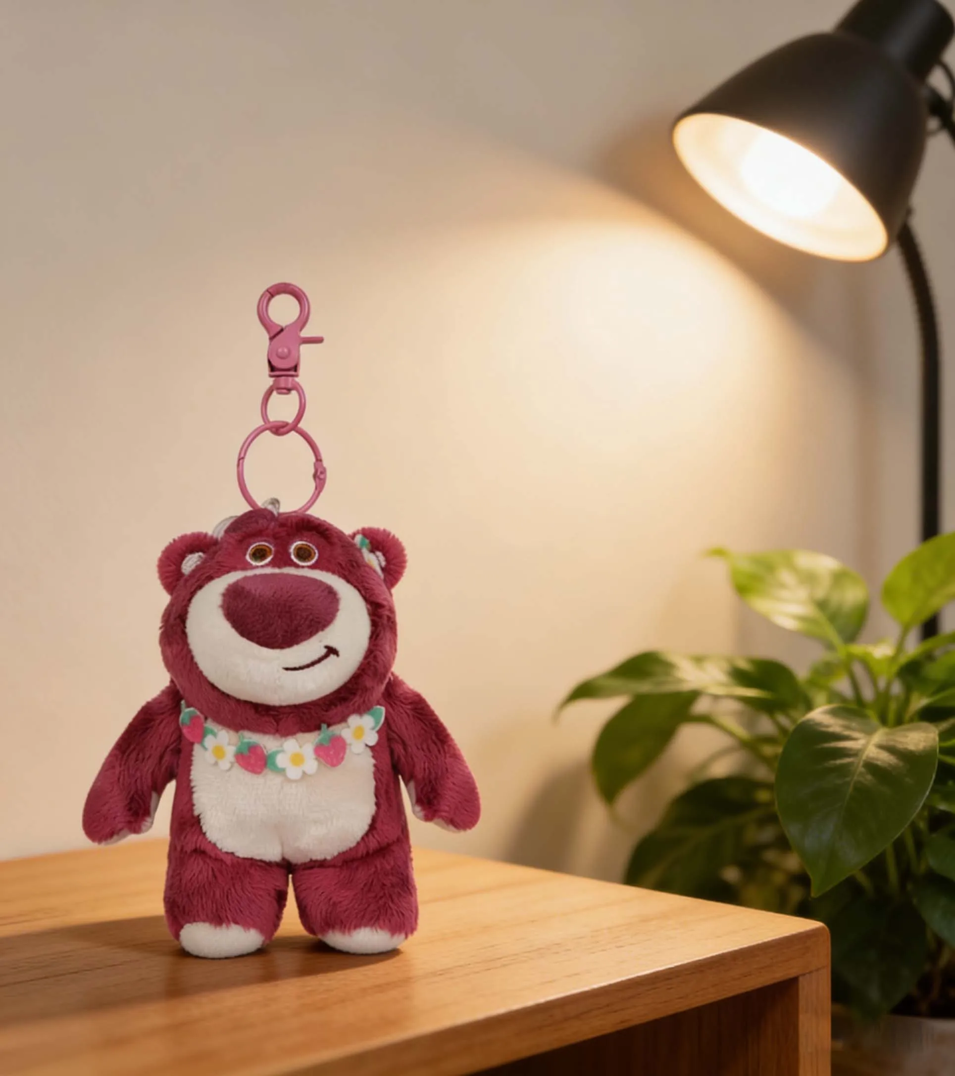 Kawaii Lotso Plush Keychain Disney Cartoon Backpack Pendant Keyring Toy Birthday Gift For Kids
Kawaii Lotso Plush Keychain Disney Cartoon Backpack Pendant Keyring Toy Birthday Gift For Kids