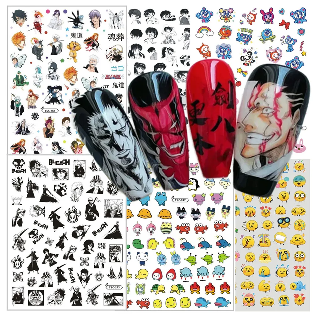 Bleach Designs TSC-161-259-273 3d Nail Art Sticker Mezzo piano Slider Stamp Decor For Nails Accessories For Professionals
Bleach Designs TSC-161-259-273 3d Nail Art Sticker Mezzo piano Slider Stamp Decor For Nails Accessories For Professionals