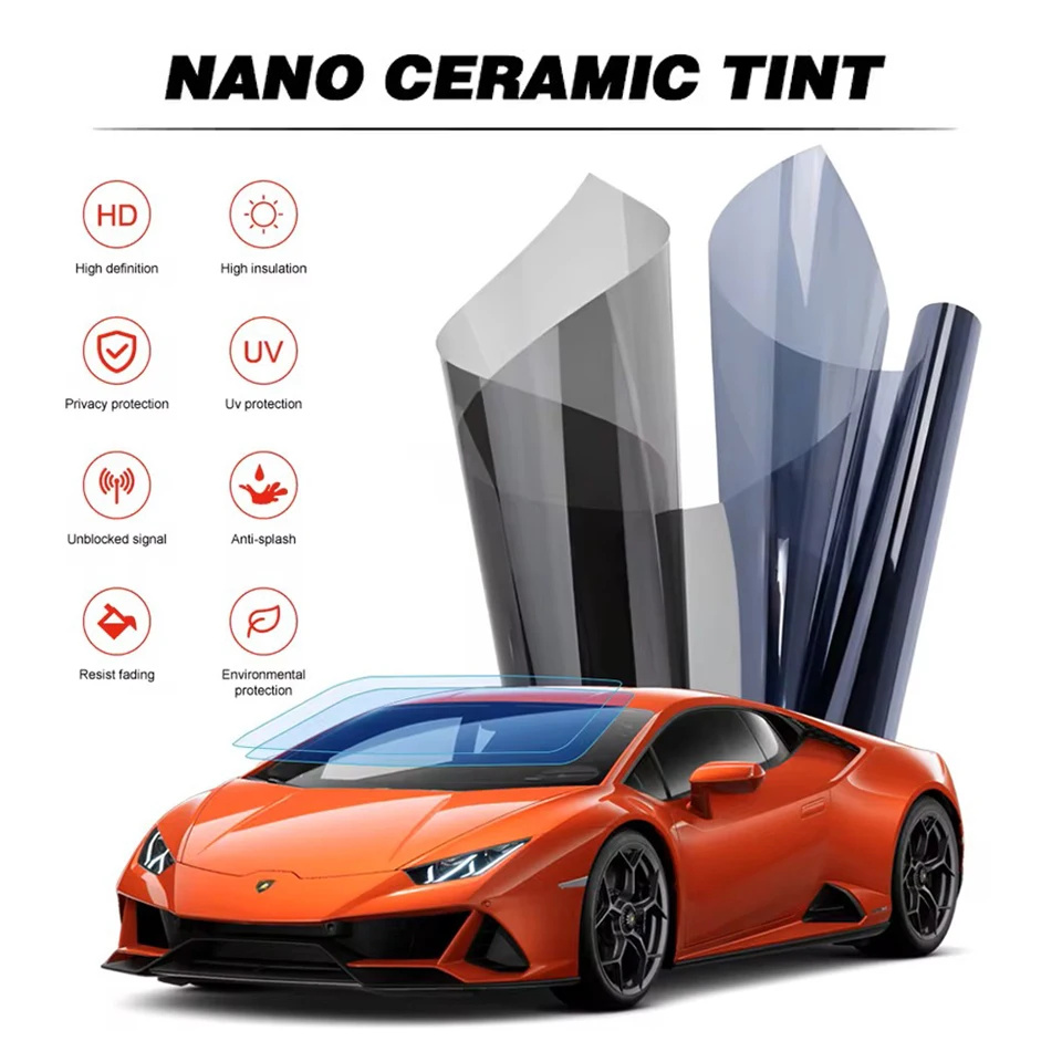 Пленка для тонировки окон автомобиля 1м x 6м, IRR99%, HD, нанокерамическая, для передних и задних стекол, солнцезащитная, наклейка-фольга
Пленка для тонировки окон автомобиля 1м x 6м, IRR99%, HD, нанокерамическая, для передних и задних стекол, солнцезащитная, наклейка-фольга