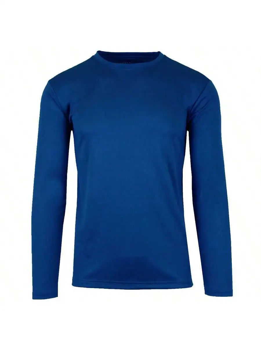 5-Pack Mens Moisture Wicking Long Sleeve Crew Neck Tee Regular Fit 100% Polyester
5-Pack Mens Moisture Wicking Long Sleeve Crew Neck Tee Regular Fit 100% Polyester