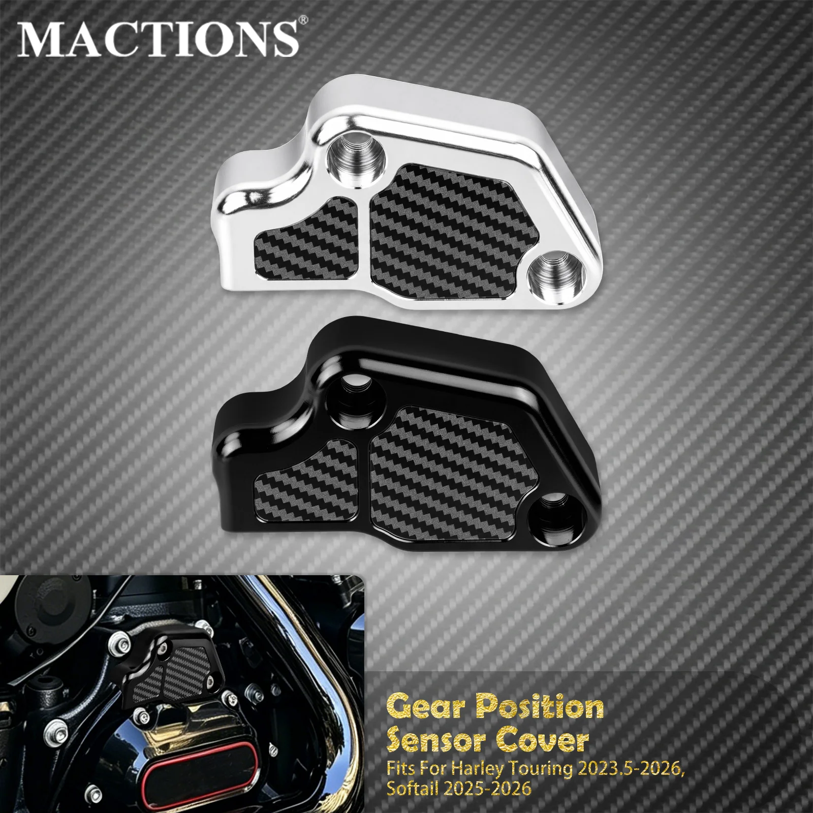 Motorcycle Gear Position Sensor Cover For Harley Touring Road Street Glide 23.5-26 Softail Fat Boy Breakout 25-26 Clutch Cover
Motorcycle Gear Position Sensor Cover For Harley Touring Road Street Glide 23.5-26 Softail Fat Boy Breakout 25-26 Clutch Cover