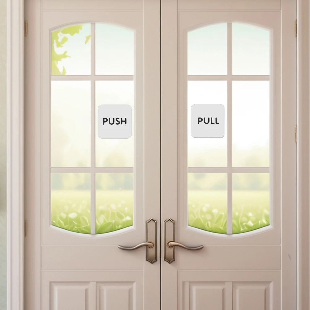 2 Pairs Logo Sticker Office Push Pull Door Stickers Acrylic Handle Sign Signage Signs Business
2 Pairs Logo Sticker Office Push Pull Door Stickers Acrylic Handle Sign Signage Signs Business