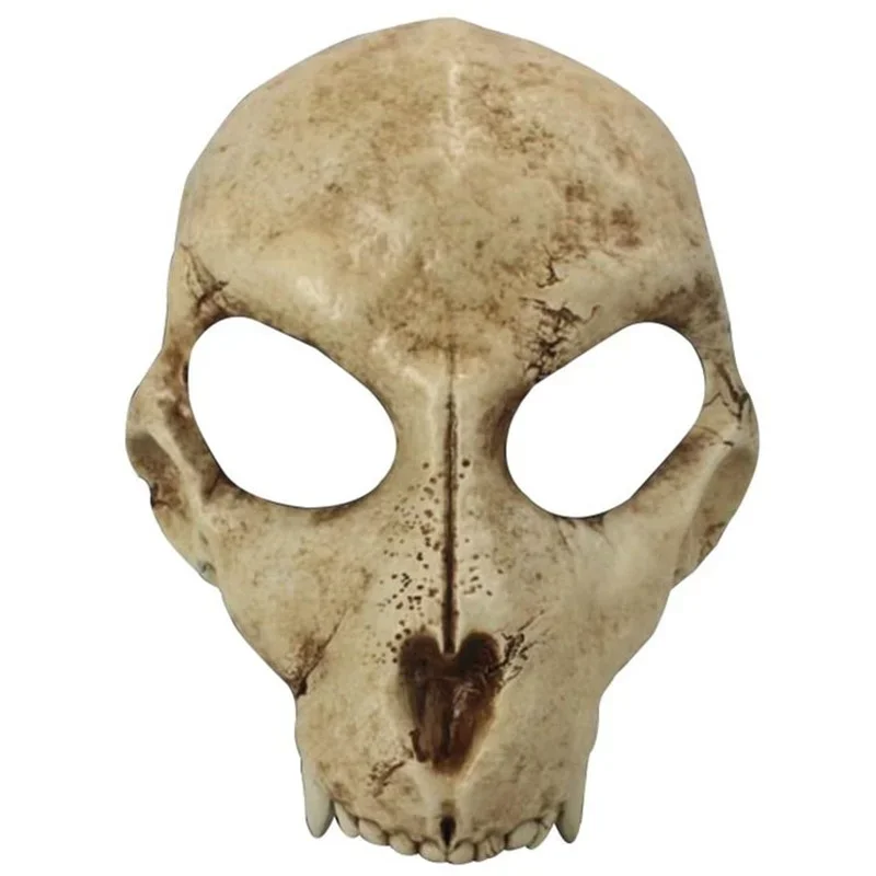 Resin Skeleton Wolf Mask Halloween Mask Horror Skull Animal Head Prop for Masquerade Party Werewolf Cosplay Accessory Alien Loot
Resin Skeleton Wolf Mask Halloween Mask Horror Skull Animal Head Prop for Masquerade Party Werewolf Cosplay Accessory Alien Loot
