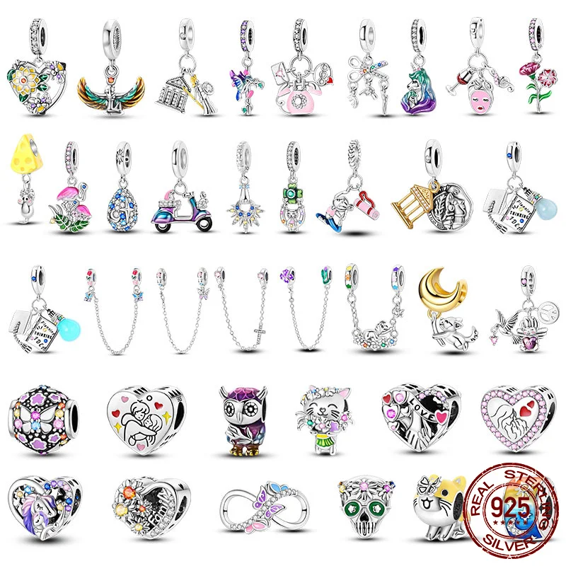 New 925 Sterling Silver Unicorn Owl Beaded Magic Hat Simple and Versatile Original Fit Bracelet DIY Jewelry Making Women's Gift
New 925 Sterling Silver Unicorn Owl Beaded Magic Hat Simple and Versatile Original Fit Bracelet DIY Jewelry Making Women's Gift