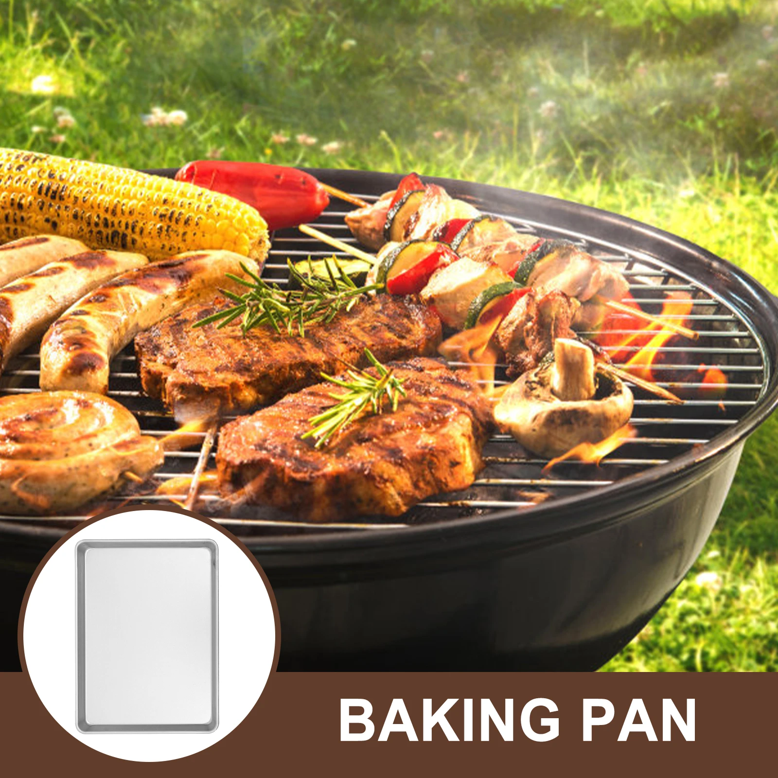 Aluminum Alloy Baking Tray Sheet Pan Compact Non-Stick Heat Resistant Easy Cleaning Multi-Functional for Cakes Cookies Roasting
Aluminum Alloy Baking Tray Sheet Pan Compact Non-Stick Heat Resistant Easy Cleaning Multi-Functional for Cakes Cookies Roasting
