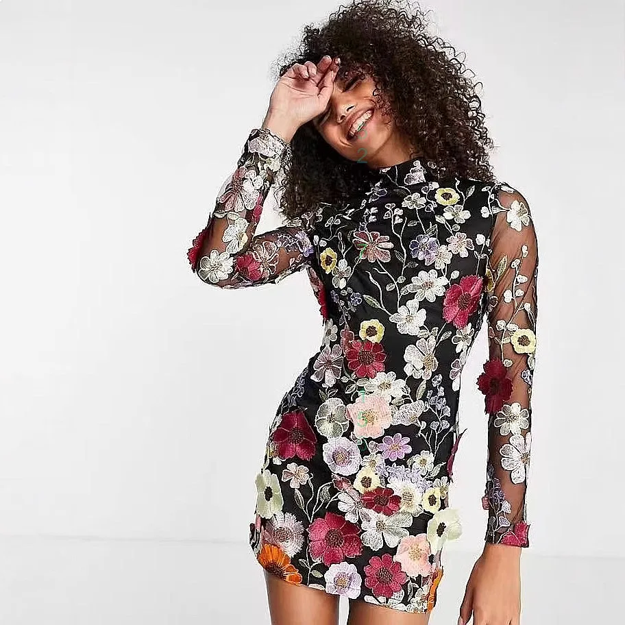 Sexy Bodycon Dress Spring Summer Floral Short Dresses Women Tight Party Mini Dresses
Sexy Bodycon Dress Spring Summer Floral Short Dresses Women Tight Party Mini Dresses