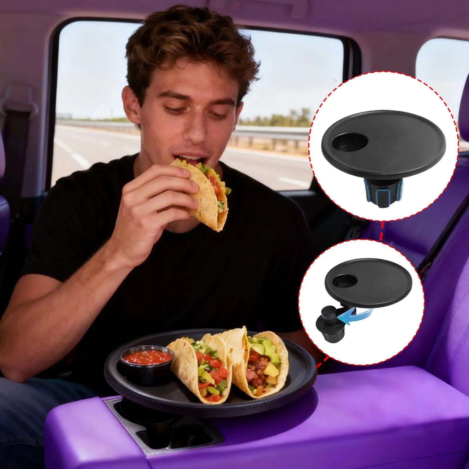 Multifunctional Car Cup Holder Extension Bracket Small Tray Auto Interior Organizer Dining Tray Storage for Vehicle Interior
Multifunctional Car Cup Holder Extension Bracket Small Tray Auto Interior Organizer Dining Tray Storage for Vehicle Interior