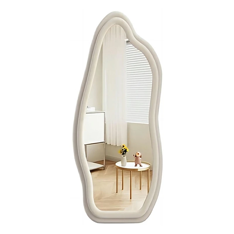 Irregular clouds special-shaped waves fitting mirror cream wind clothing store floor-to-ceiling bedroom dressing mirror
Irregular clouds special-shaped waves fitting mirror cream wind clothing store floor-to-ceiling bedroom dressing mirror