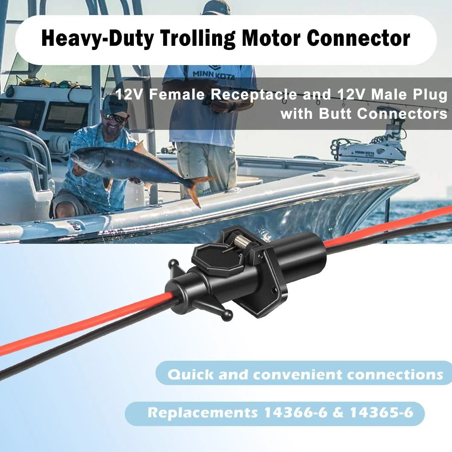 Marine Plug Socket Marine-Grade Motor Connector Set Trolling Motor Plug Waterproof Boating Connector Kit For Trolling Motor Dc
Marine Plug Socket Marine-Grade Motor Connector Set Trolling Motor Plug Waterproof Boating Connector Kit For Trolling Motor Dc